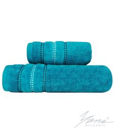 Badetuch velour B 461 petrol
