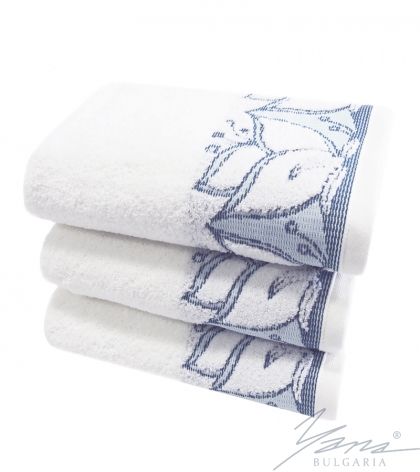 Towel G 109 white/blue