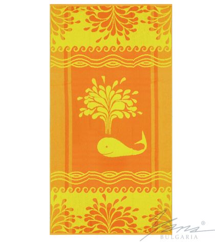 Beach towel B 018 orange