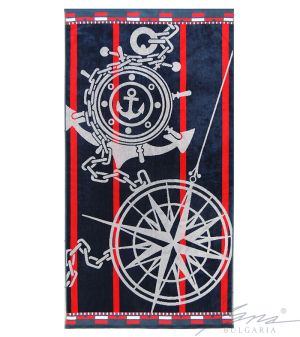 Beach towel velour Т 050