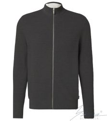 Кардиган мужской тонкий шерстяной на молнии, серый