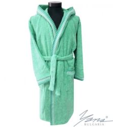 Bademantel für Teenager F 296 minze