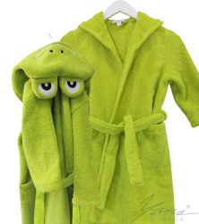 Bademantel für Kinder Kermit