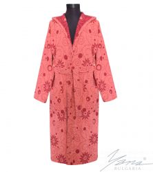 Bademantel für Erwachsene Bea orange