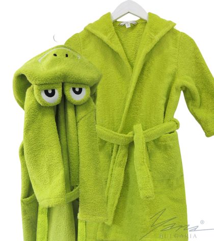 Kids' bathrobe Kermit