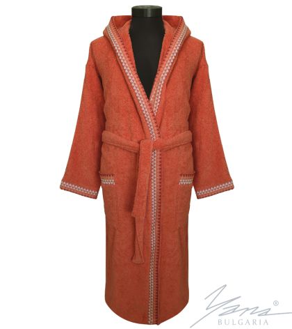 Adult bathrobe F296 terra