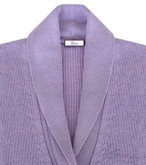 Damenpullover mit hohem Rollkragen lila