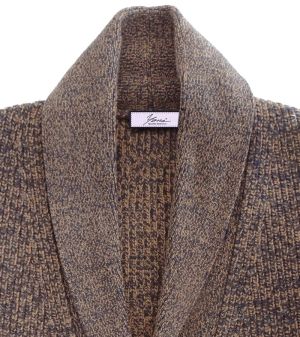 Damenpullover mit hohem Rollkragen melange