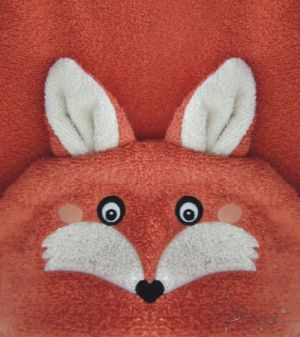 Bademantel für Kinder Fuchs